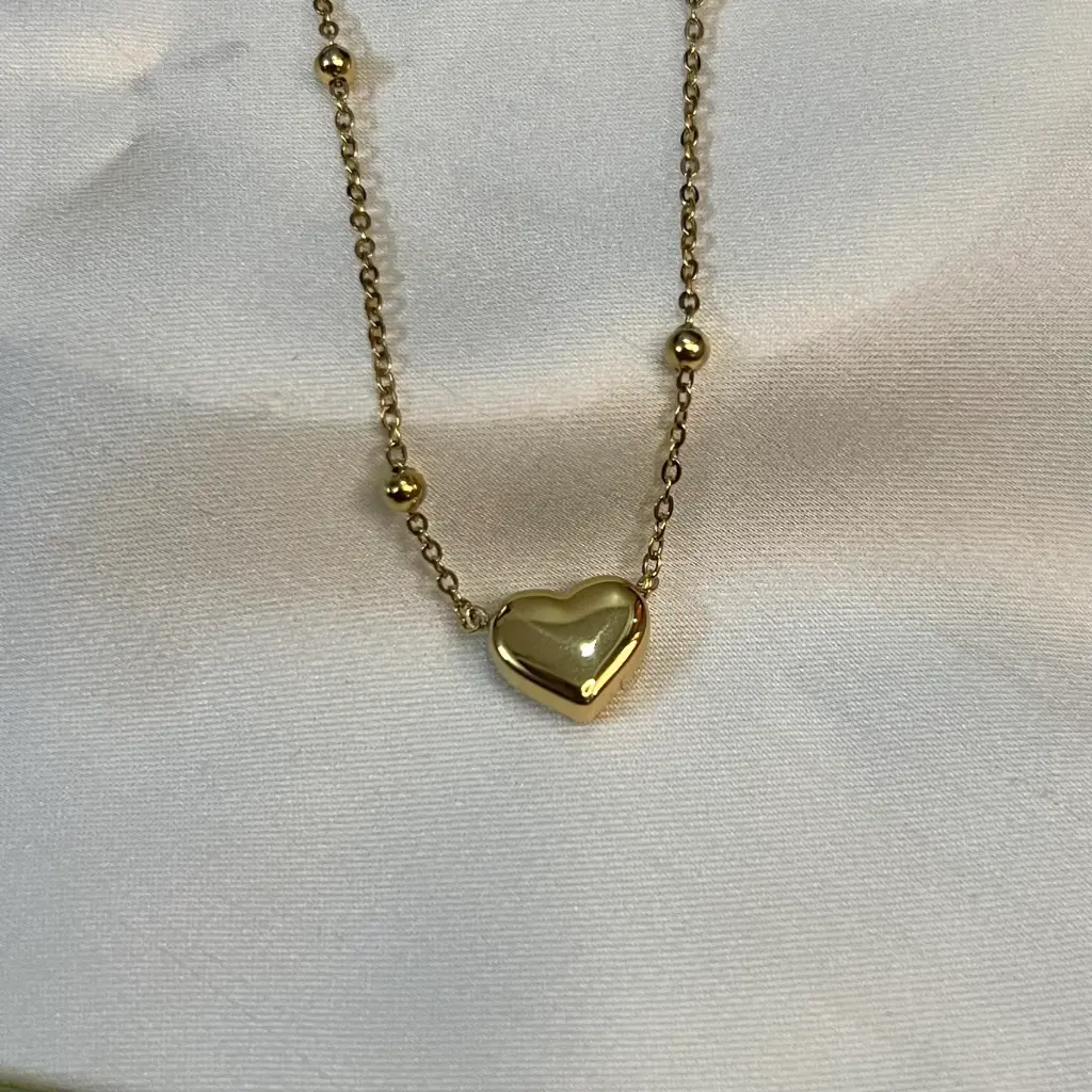 Foiled Heart Pendent