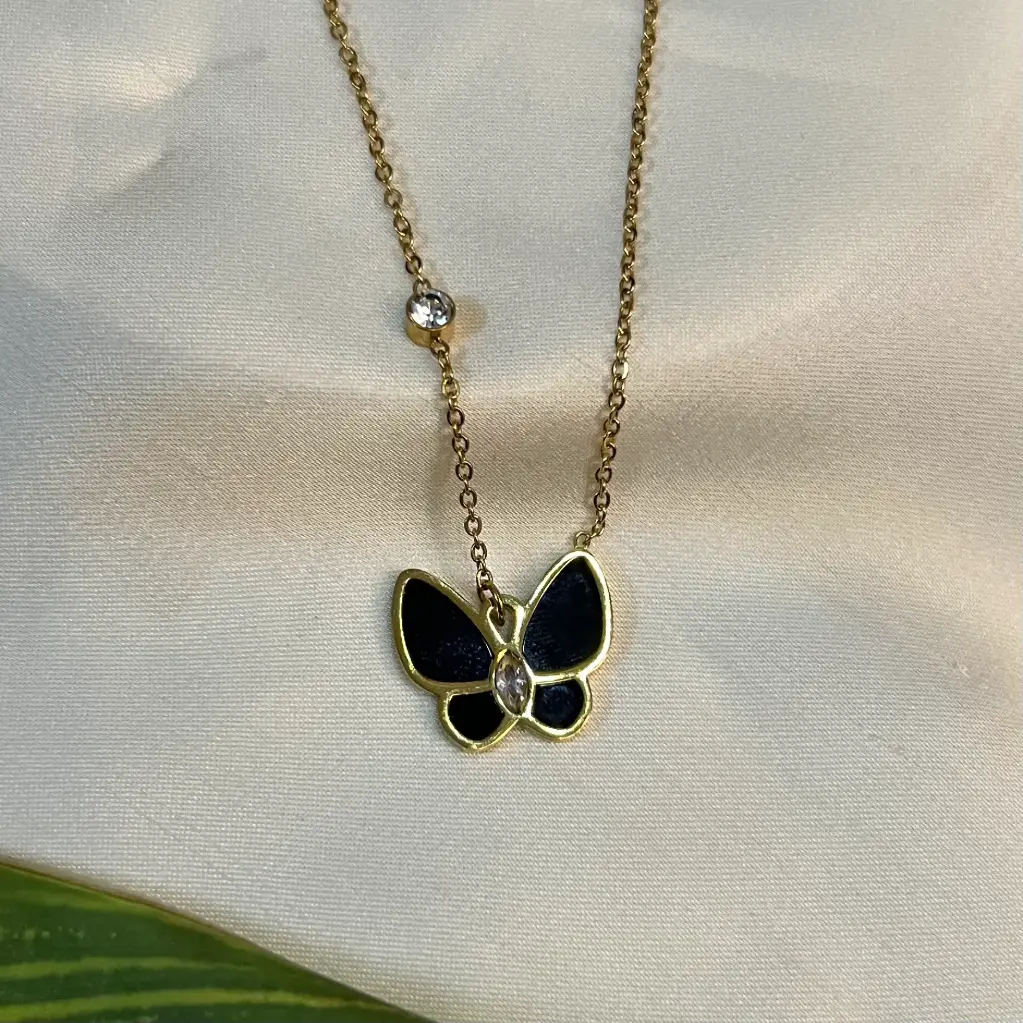 Shell Butterfly Pendant