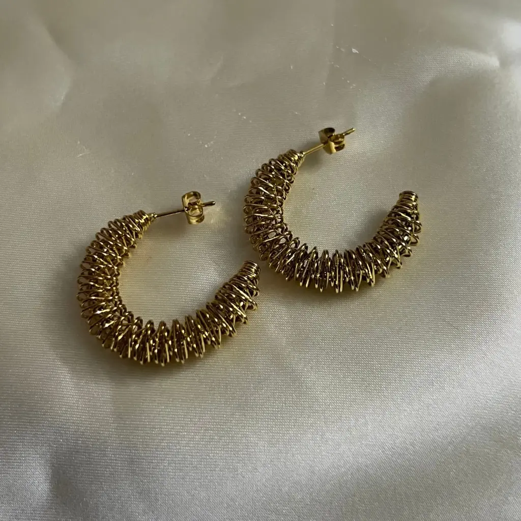 Spiral Hoop Earrings