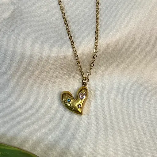 [P-002] Sparkling Heart Pendent