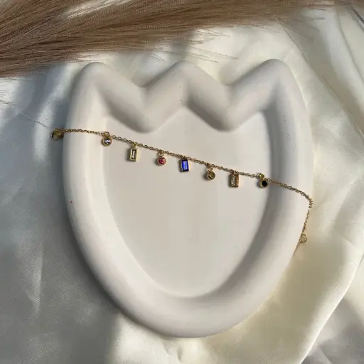 [B-011] Multi-Color Stone Bracelet